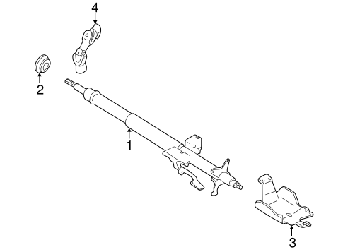 Forester STEERING COLUMN ASSEMBLY