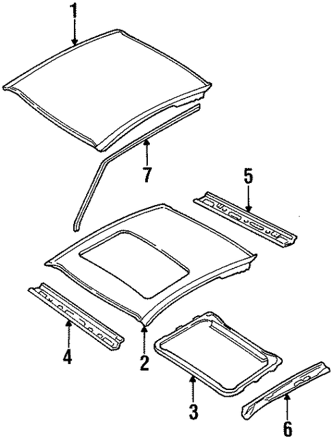 Escort ROOF & COMPONENTS