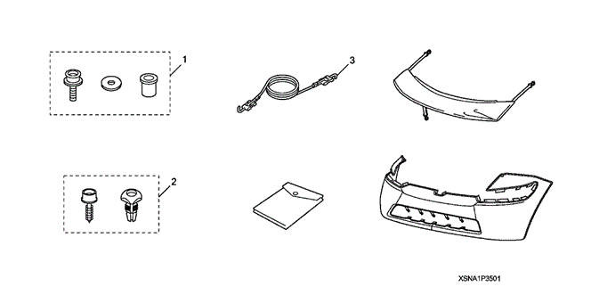 ACCESSORIES/NOSE MASK (FULL) (1) ('06-'08) for 2008 Honda CIVIC NGV #1