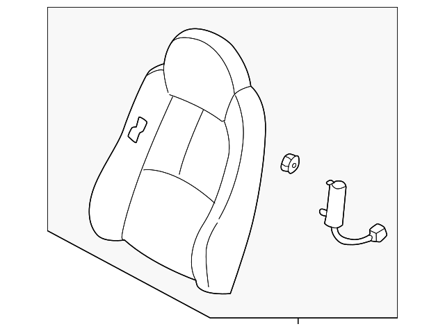 EC0288130J22 Деталь SEAT BACK ASSY, RIGHT