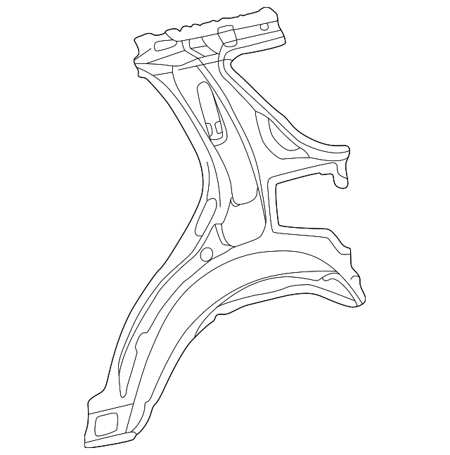 163-630-55-01 Деталь INNER PANEL, LEFT