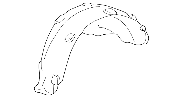 163-884-03-22 Деталь SPLASH SHIELD, LEFT