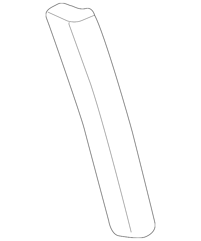 15955499 Деталь WEATHERSTRIP, LEFT