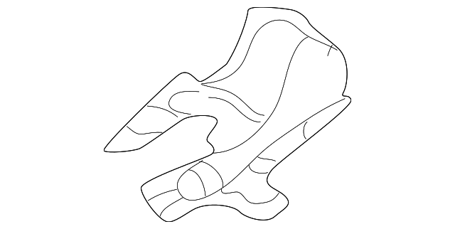 4878080AB Деталь SPLASH SHIELD, LEFT