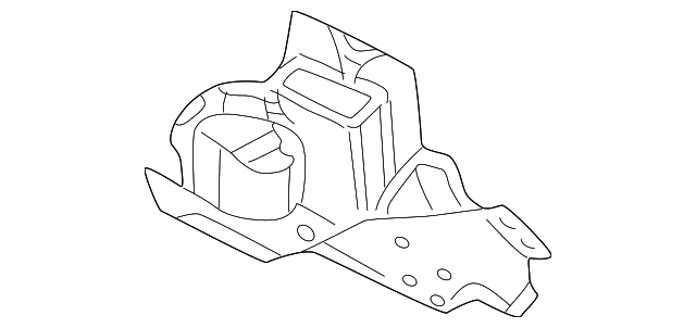 4878082AC Деталь SPLASH SHIELD, RIGHT