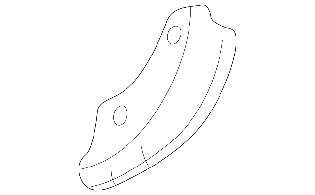 4805498AC Деталь SPLASH SHIELD, RIGHT