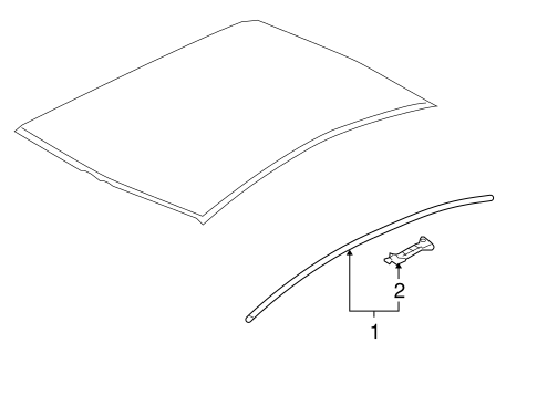 Lancer EXTERIOR TRIM - ROOF