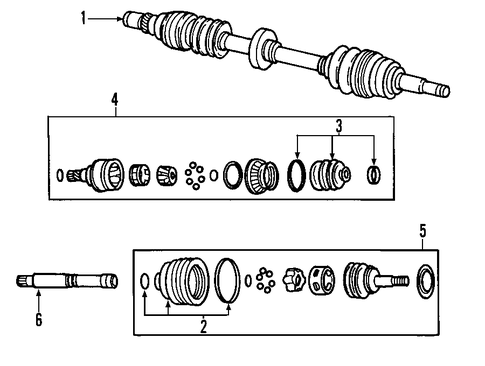 Aveo AXLE SHAFTS & JOINTS