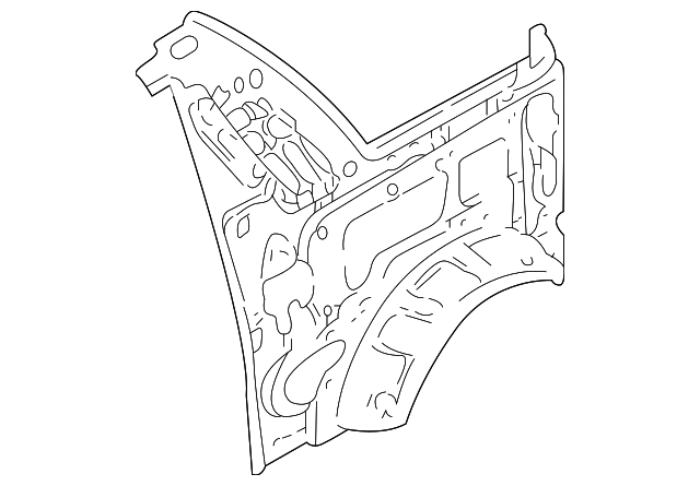 30025983 Деталь INNER PANEL, RIGHT