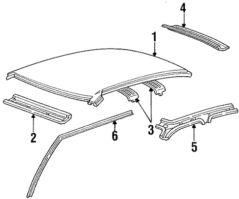 Crown Victoria ROOF & COMPONENTS