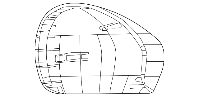 68103790AA Деталь MIRROR COVER, RIGHT
