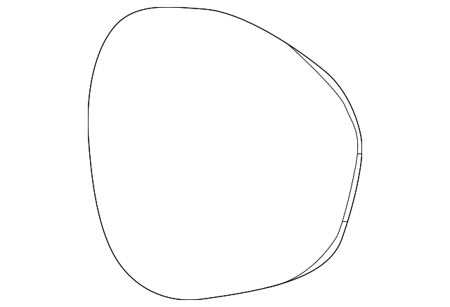68103784AA Деталь MIRROR GLASS, RIGHT