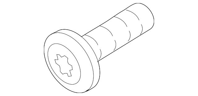 N-909-542-01 Деталь FOG LAMP ASSY SCREW, LEFT