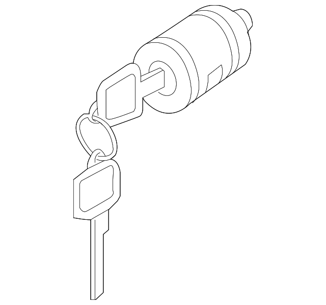 F86323JA0A Деталь LOCK CYLINDER