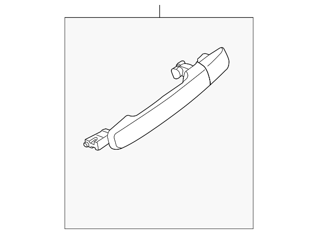 8281282ZE0 Деталь HANDLE, OUTSIDE, RIGHT