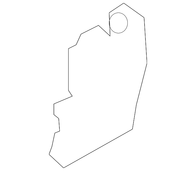8412082Z10 Деталь UPPER HINGE, RIGHT