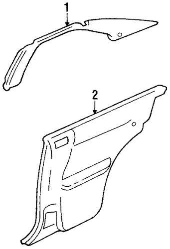 M30 INTERIOR TRIM - QUARTER PANELS 2