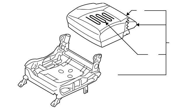 88200-3F800713 Деталь CUSHION ASSY, RIGHT