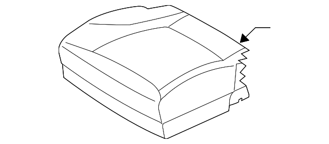 88260-3F700717 Деталь SEAT COVER, RIGHT