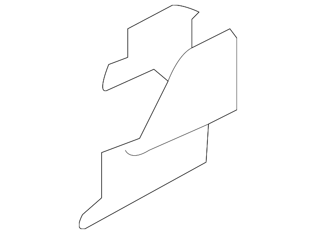 88568-3F80029 Деталь TRACK END COVER, RIGHT