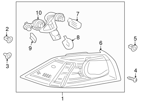 Lancer BULBS - CHASSIS 3
