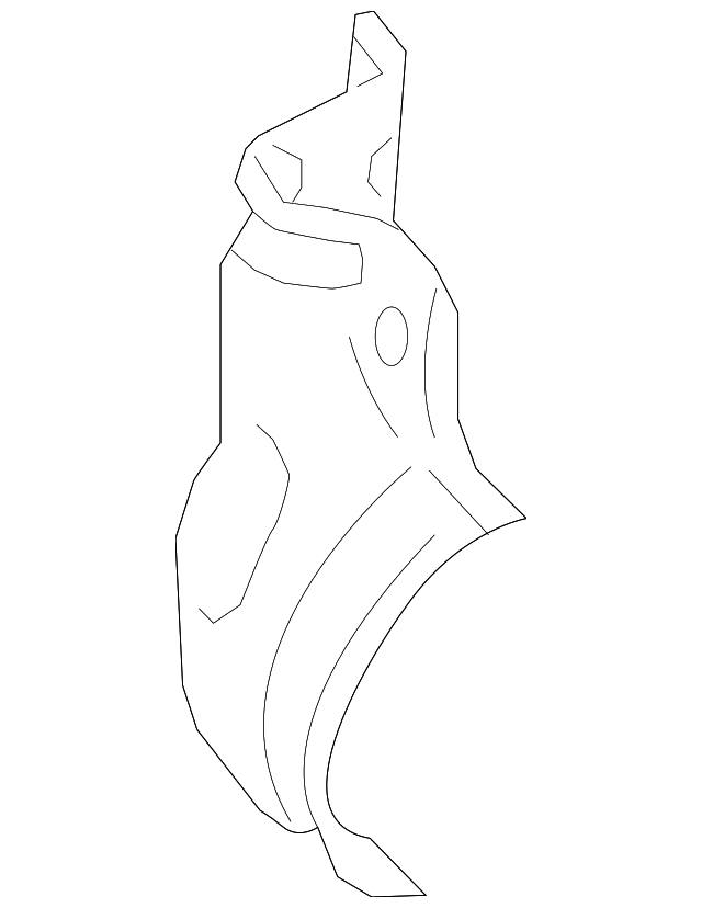 44651AD350 Деталь CONVERTER SHIELD, RIGHT