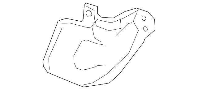 44651AD310 Деталь CONVERTER SHIELD, LEFT