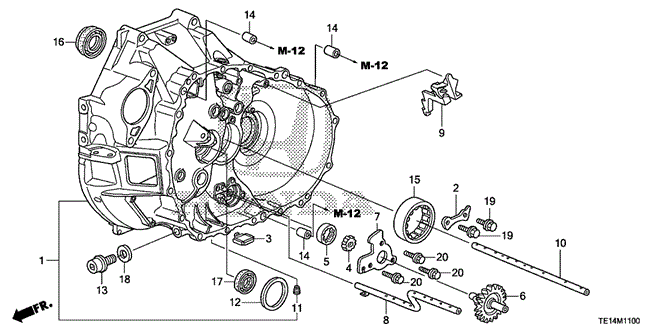 ACCORD COUPE MT CLUTCH CASE (V6)