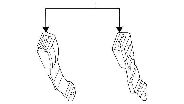 1RU84JXWAB Деталь BUCKLE END, RIGHT