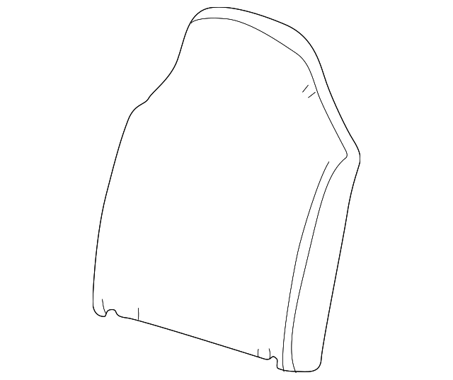 1F60-88-132 Деталь SEAT BACK PAD, RIGHT