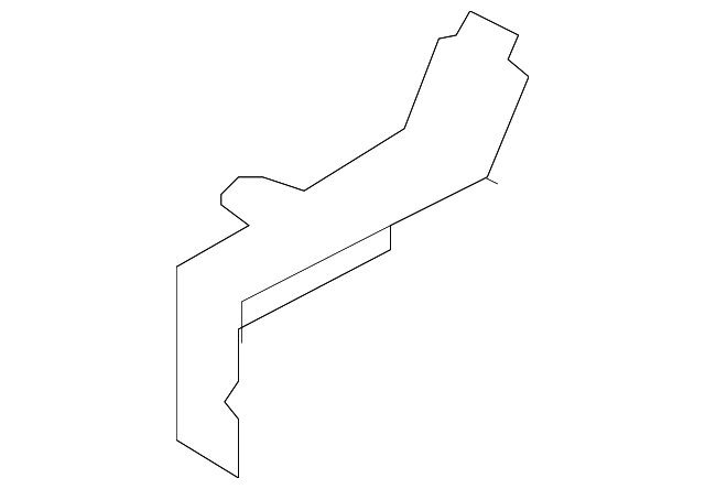68183EJ70A Деталь STAY BRACKET, LEFT