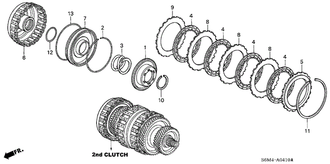 RSX AT CLUTCH (SECOND)