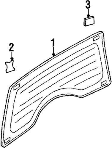 VehiCROSS GLASS - TAIL GATE