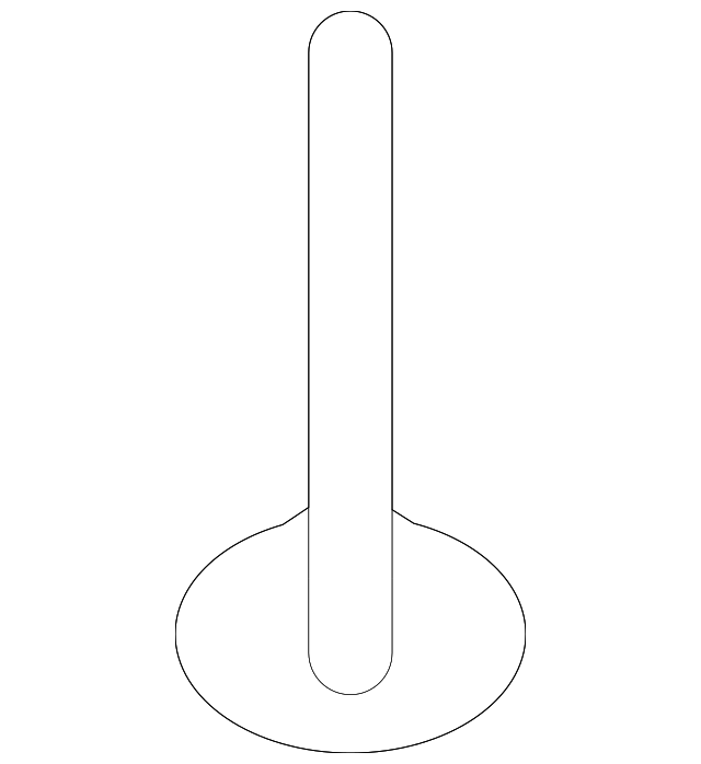 68040014AA Деталь HEADLINER SCREW, LEFT