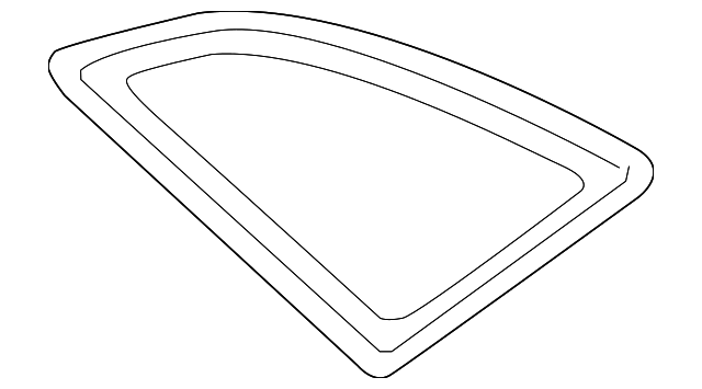 8U0-845-300-C-NVB Деталь QTR GLASS, RIGHT