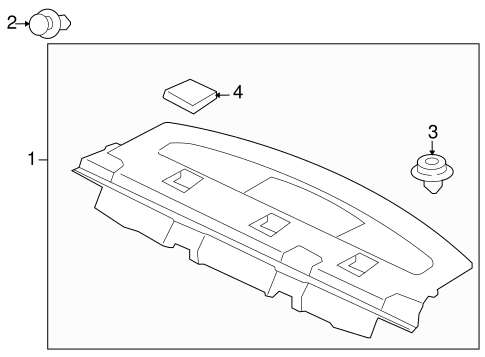 Lancer INTERIOR TRIM - REAR BODY