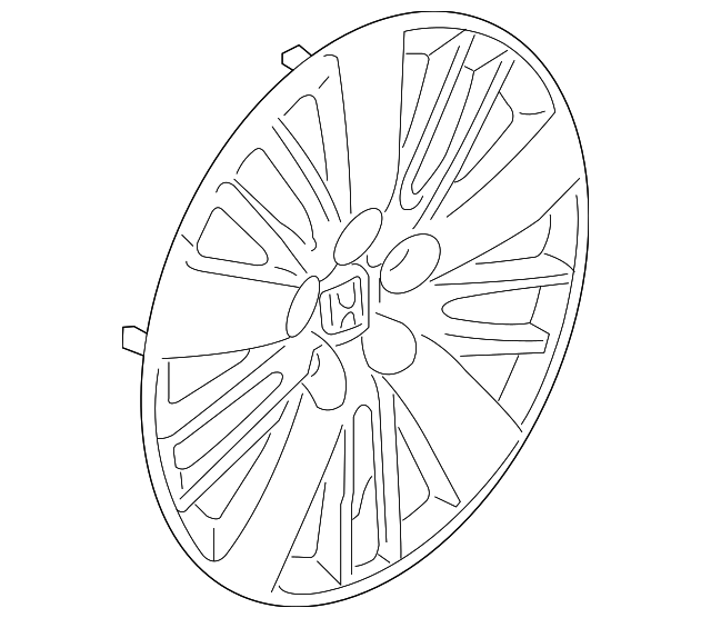 44732-TK8-A01 CAP ASSY., ALUMINUM WHEEL CENTER (SHARK 