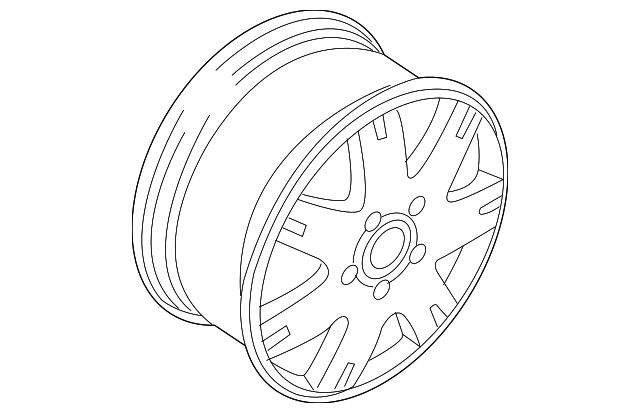 3B0-601-025-L-Z31 Деталь WHEEL, ALLOY