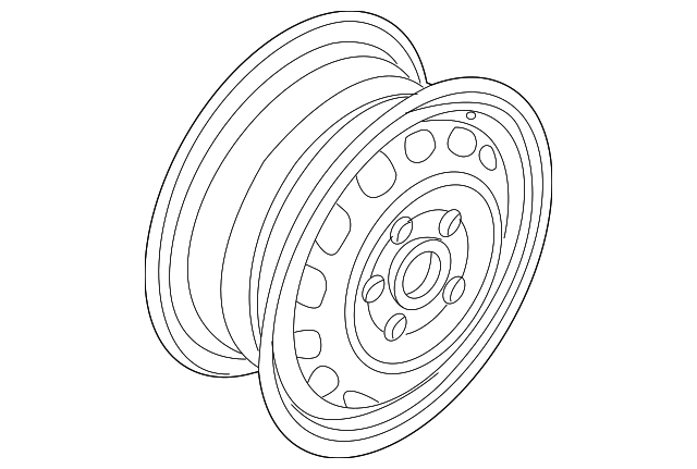 3B0-601-027-D-03C Деталь WHEEL, STEEL