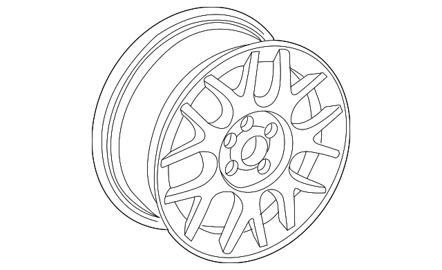 3B7-601-025-G-1Z2 Деталь WHEEL, ALLOY