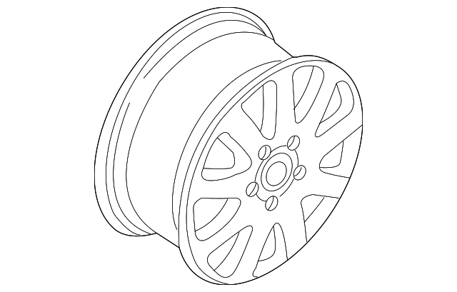 3B0-601-025-K-Z31 Деталь WHEEL, ALLOY