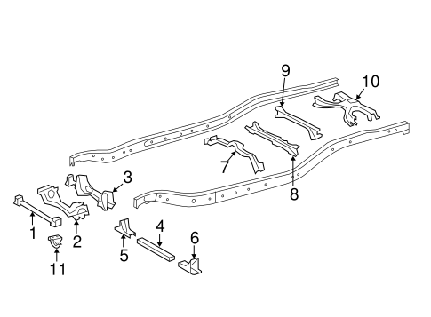 Tundra CROSSMEMBERS & COMPONENTS