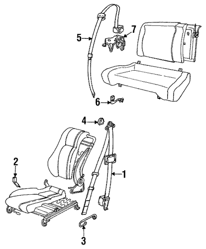 Impulse FRONT SEAT BELTS