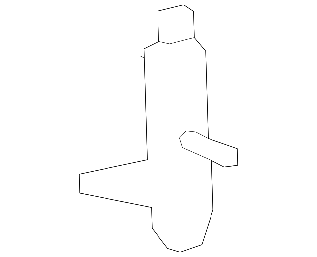 68225122AB Деталь LOWER BRACKET, RIGHT
