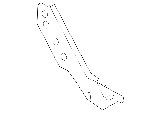 7P6-858-506 Деталь CROSSMEMBER RETAINER PLATE, RIGHT