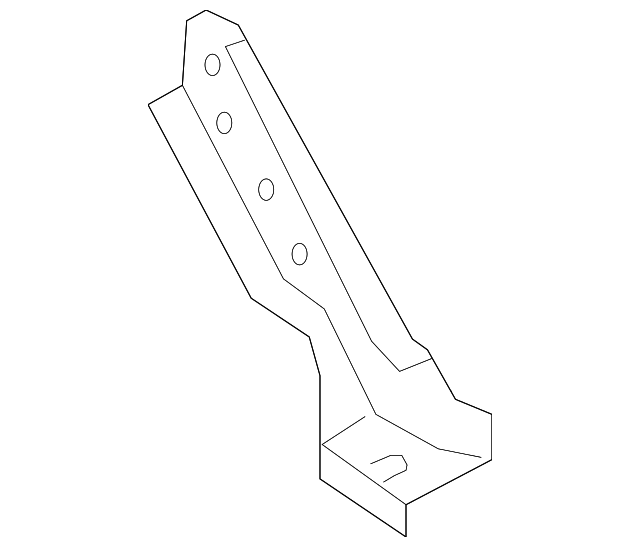 7P6-858-505 Деталь CROSSMEMBER RETAINER PLATE, LEFT