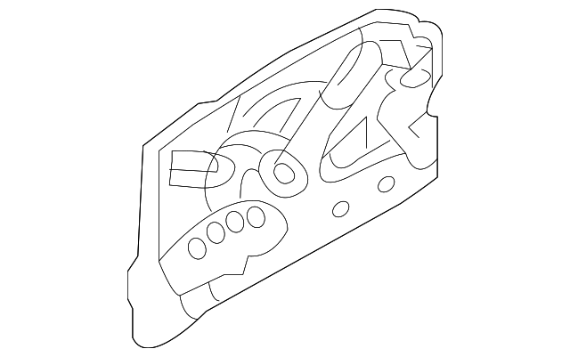 51-48-7-190-336 Деталь WATER DEFLECTOR, RIGHT