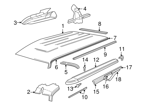 Ram 1500 Van ROOF & COMPONENTS 2