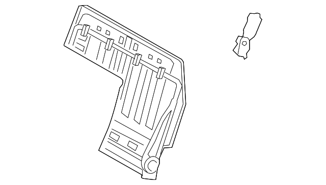 79204-08020 Деталь SEAT BACK FRAME, LEFT