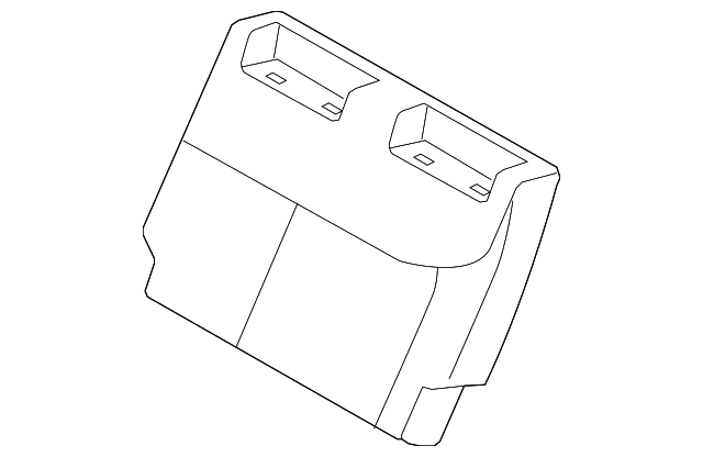 79024-08390-B0 Деталь SEAT BACK COVER, LEFT